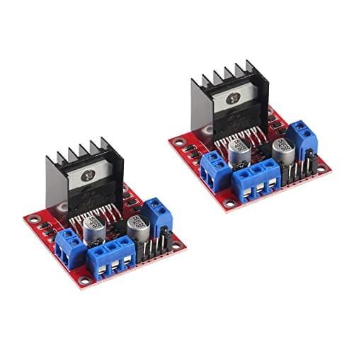 Image of AEDIKO 2pcs L298N Motor Drive Controller Board DC Dual H-Bridge Robot Stepper Motor Control and Drives Module