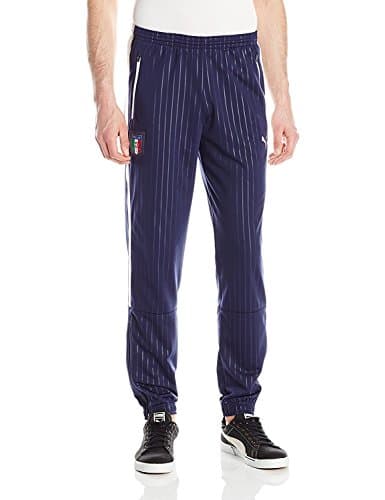 Image of PUMA Men's FIGC Italia Stadium Pants - Blue -