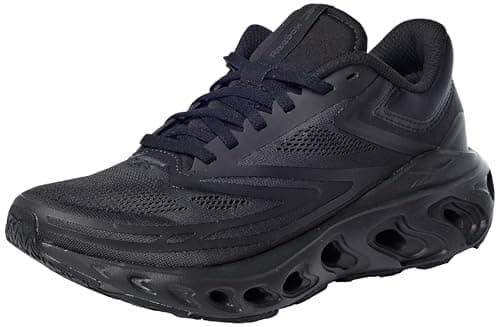 Image of Reebok Unisex Fuel Flex Run Trainers, Black Washed Black White, 7 UK