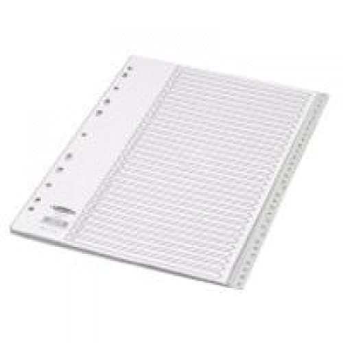 Image of Concord Grey Index Polypropylene 120 Micron Europunched 1-31 A4 Ref 62805