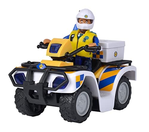 Image of Simba 109251093038 Fireman Sam Quad Police with Figure 109251093038