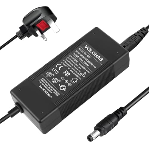 Image of VOLOHAS Electric Scooter Charger for Kugoo S1 S2 S3 - AC Battery Charger - 42V 2A Power Adapter for Lithium Battery Fast Charger for Etwow, GOTRAX GXL V2, G2, G3, G4, Apex, Glider, XR Elite, XR Ultra