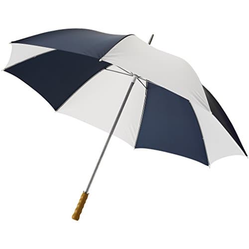 Image of Bullet 30in Golf Umbrella (Pack Of 2) (100 x 125 cm) (Navy/White)