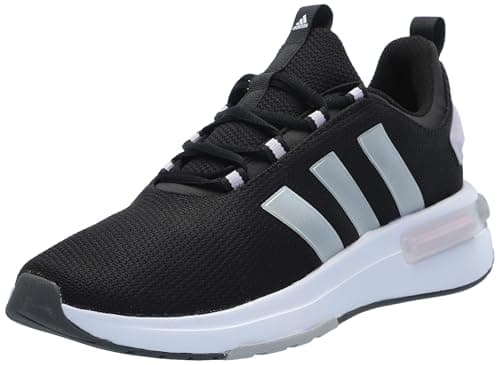 Image of adidas Women's Racer Tr23 Shoes Sneaker, Black/Silver Metallic/Ice Lavender, 6 UK