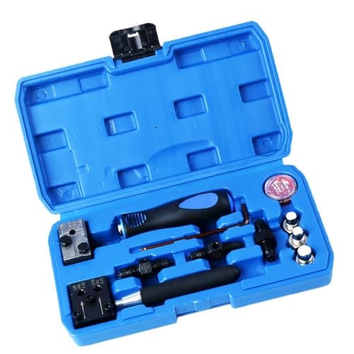 Image of Kfwfuaee Complete Automotive Flaring Tool 11Pcs for Brake Tubes DIN 4.75/6.35mm Single and Double Flares Tool