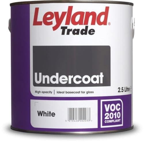 Image of Leyland Trade Undercoat - White 2.5L