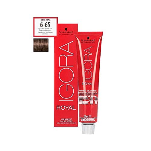 Image of Schwarzkopf Igora Royal Colour Creme Hair Colouring Shade 6-65 Dark Blond Golden Brown 60 ml