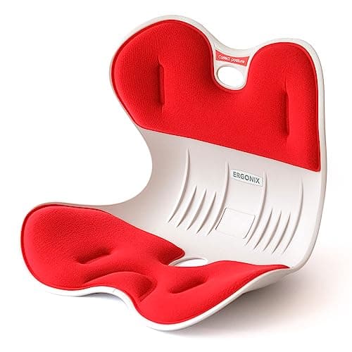 Image of ERGONIX Lumbar Support Posture Corrector Chair for Women – Size M Ergonomic Back Support Chair for Lower Back Pain Relief and Posture Correction – Portable Lumbar Support Posture Corrector Chair