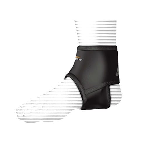Image of Shock Doctor Ankle Support Sleeve with Compression Fit - Black, Medium