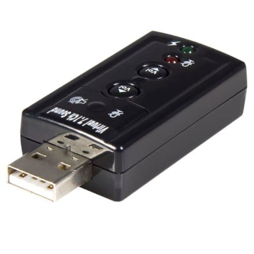 Image of StarTech.com Virtual 7.1 USB Stereo Audio Adapter External Sound Card - Sound card - stereo - USB 2.0 (ICUSBAUDIO7)
