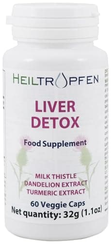 Image of Liver Detox Vegetarian caps | 60 Capsules | Food Supplement | Third-Party Tested | Heiltropfen®