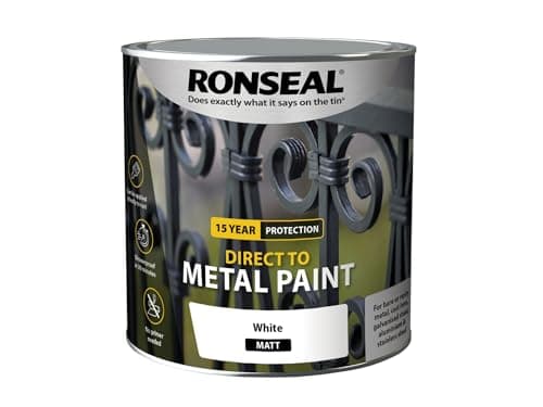 Image of Ronseal Direct to Metal Paint White Matt 2.5L