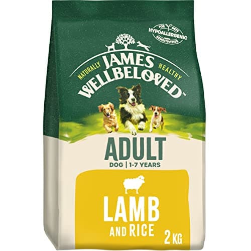 Image of James Wellbeloved Adult Lamb & Rice 2 kg Bag, Hypoallergenic Dry Dog Food