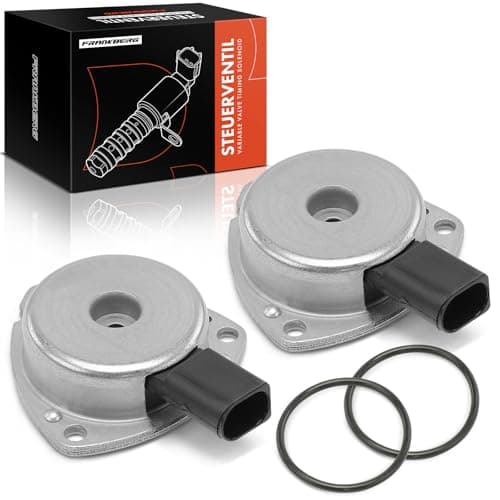 Image of Frankberg 2x Central Magnet Camshaft Adjuster Compatible with C-Class W203 C180 C200 C230 1.8L 2002-2007 E-Class W211 E200 1.8L 2006-2008 Replace# 2710510177