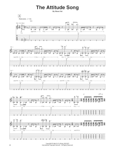 Image of Steve Vai - Guitar Anthology: 24 Note-for-Note Transcriptions | Guitar TAB Sheet Music | Classic Rock Hits from Steve Vai | Includes For the Love of God, Yankee Rose, Gravity Storm