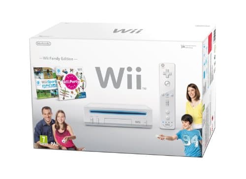 Image of Nintendo Wii Console (White) with Wii Sports and Wii Party