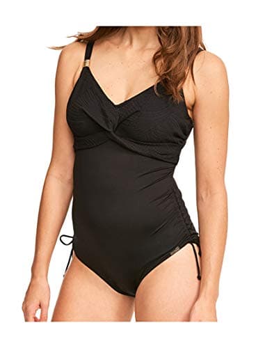 Image of Fantasie Ottawa Twist Underwire One-Piece, Black, 36F