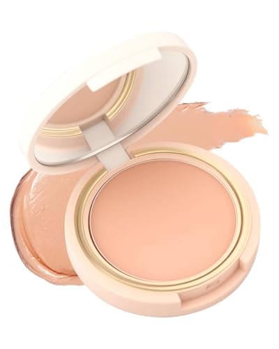Image of Under Eye Concealer Brightener Cream, Waterproof Full Coverage Face Concealer for Dark Circles, Vegan Formula, Long-Lasting Natural Korean Makeup, Under Eye Corrector de Ojeras Pot for Women Girl -02