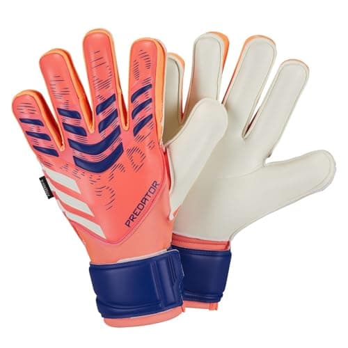 Image of adidas Unisex Match Fingersave Goalkeeper Gloves Adults Orange/white 9