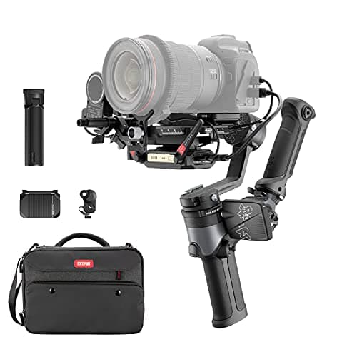 Image of ZHIYUN WEEBILL-2 3-Axis Gimbal Stabilizer, Integrated 2.88" Full-Color Flip-out Touch Screen, for Mirrorless&DSLR Cameras Compatible with Panasonic, Canon, Sony, Fujifilm and BMPPC (Pro Package)