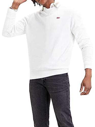 Image of Levi's Men's Crew Sweatshirt White M