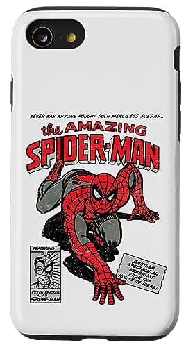 Image of Marvel Spider-Man Retro Comic Case for iPhone SE (2020) / 7 / 8