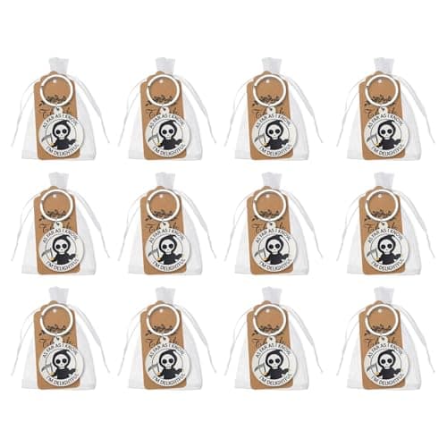 Image of Halloween Bag Charms - 12pcs Keychain Set Toy Accessories Cute Pendants Ornaments for Backpack, Party Favors Set | Great for Birthday Parties