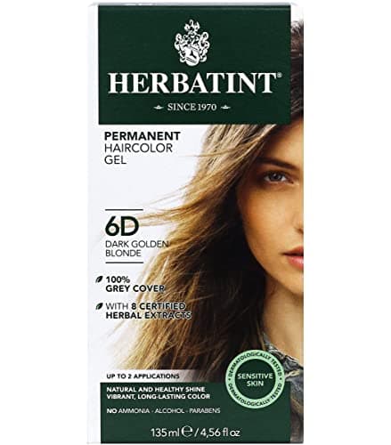 Image of HERBATINT® PERMANENT HERBAL HAIRCOLOUR GEL (6D - Dark Golden Blonde) 1 or 2 Applications