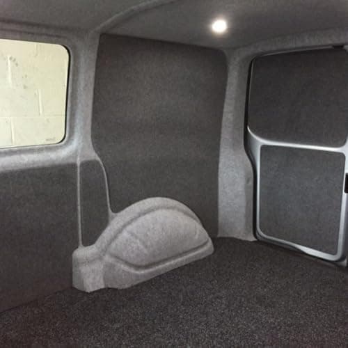 Image of Shield Autocare 4 Way Stretch Carpet Van Lining Kit (Smoke/Dark Grey 11m x 2m) for Campervan Conversion, Motorhome, Caravan, Car Vehicle Interior with Trim Fix Fabric Spray Glue Adhesive