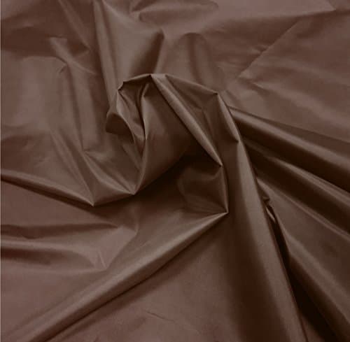 Image of A-Express Waterproof Polyester Fabric 5oz Gaiters Material Outdoor Camp Tent Cover Banners Flags - Coffee Brown Sample (15cm x 15cm)