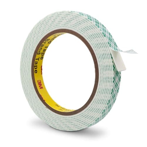 Image of 3M Double Sided Foam Tape 13mm x 300cm Double Coated Urethane Strong White 1 Pack Adhesion Polyurethane Tape for Bonding Attaching Mounting Interior Signage Nameplates DIY Card