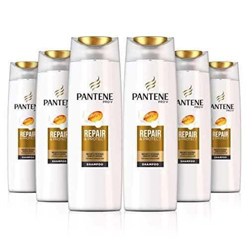 Image of Pantene Repair and Protect Shampoo For Weak Or Damaged Hair, 400 ml - Pack of 6