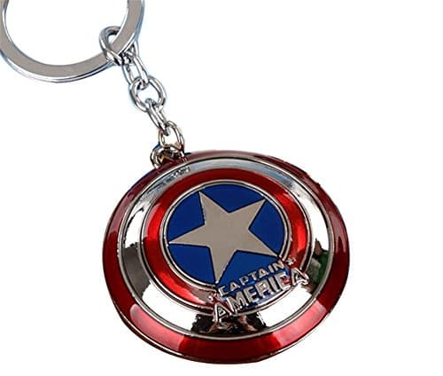 Image of Captain America Shield Pendant Keyring
