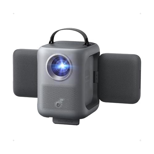 Image of soundcore Nebula P1i Smart Projector with WiFi and Bluetooth, Flippable Design, 2.0 Dolby Audio, 380 ANSI Lumens, Full HD 1080P, All-Glass Lenses, Dual 10W Stereo, GTV, Portable