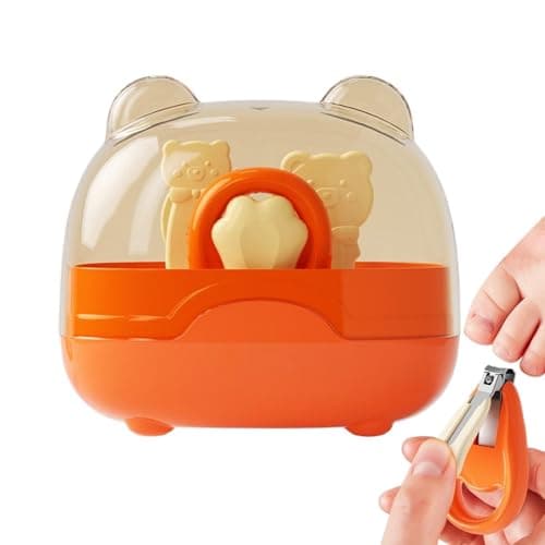 Image of Portable Nail Clippers, Nail Care Kit Unit, Safety Grooming Trimmer Set with Ergonomic Handles, Lightweight Manicure Tools System, Nails Clippers with Modern Style Grooming