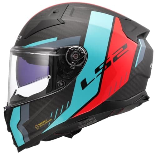 Image of Ls2 FF811 Vector II Carbon Grid Full Face Helmet XL