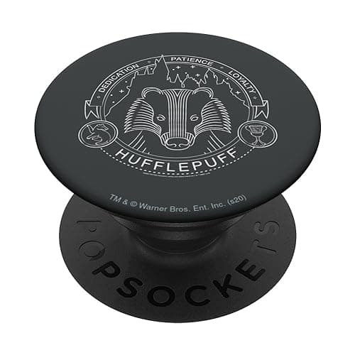 Image of Harry Potter Hufflepuff Badge PopSockets Adhesive PopGrip