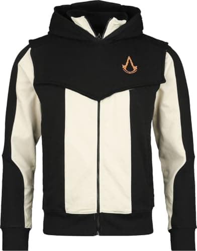 Image of Assassin's Creed Mirage Basim Men's Hooded Jacket Black Fan Merch, Gaming, black, M