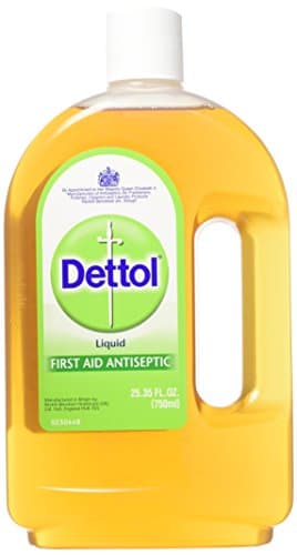 Image of Dettol Antiseptic Liquid, Multipack of 3 X 750ml, Total 2.25L, First Aid Antiseptic, Antiseptic For Skin, Rubbing Alcohol For Cleaning, Kills 99.9% of Bacteria, Antibacterial, First Aid