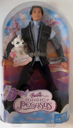 Image of Barbie - Barbie and the Magic of Pegasus - Prince Aidan Doll & Bobbing Shiver Polar Bear - G8403