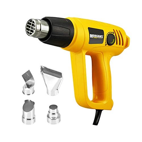 Image of Heat Gun Professional 2000W 220V Hot Air Gun with Various Temperature Modes 80°C to 550°C for Stripping Paint, Varnish & Adhesives; Soldering Pipes; Shrinking PVC Home Improvement