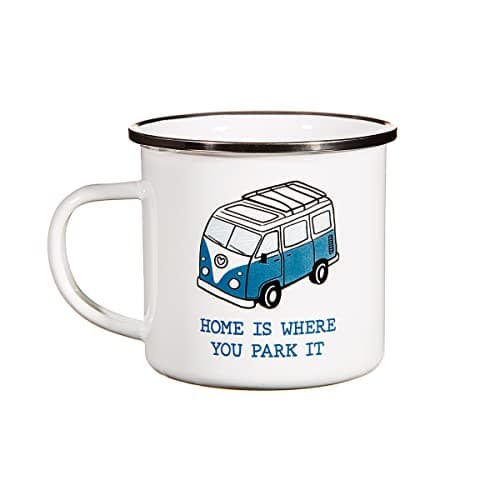 Image of Sass & Belle Home is Where You Park It Enamel Mug