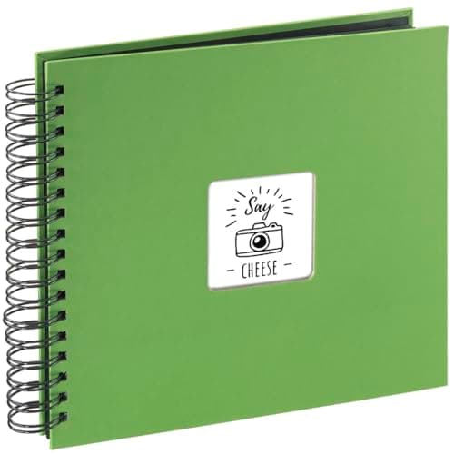Image of Hama 94875 Fine Art Spiralbound Album | 28 x 24cm 50 w/Black Pages, Apple Green