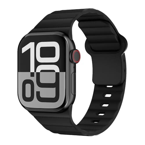 Image of Sports Straps for Apple Watch Strap 40mm 41mm 42mm 38mm 44mm 45mm 46mm iWatch Straps for Women Men,Waterproof Soft Silicone Band for Apple Watch Series 11 10 9 8 7 6 5 4 3 SE Ultra 49mm 3/2nd 40 44 mm