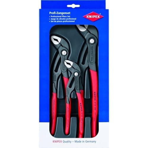 Image of Knipex 00 20 09 V02 Workshop Water Pump Pliers Set of 3