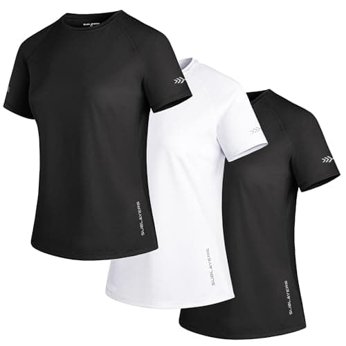 Image of 3PK Ladies Premium Sports T-Shirt - Darks - Medium