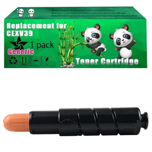 Image of Replacement CEXV39 Toner Cartridge Compatible for Canon iR ADVANCE 4225i 4235i iR4025i iR4035i iR4225i iR4235i iR4245i Printers (1 Pack Black)