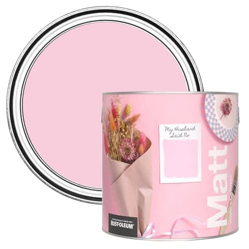 Image of Rust-Oleum Colours Matt Emulsion Wall and Ceiling Paint - My Husband Said No 2.5L