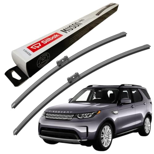 Image of Silbak Windscreen Wipers, fits for LAND ROVER DISCOVERY 5 (2017 ONWARDS) Front Wiper Blades, 600mm/500mm