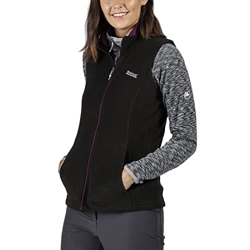 Image of Regatta Sweetness II Sleevless Symmetry Fleece Brushed Anti Pill 2 Lower Pockets Bodywarmer Bodywarmers - Blackcurrant, 26